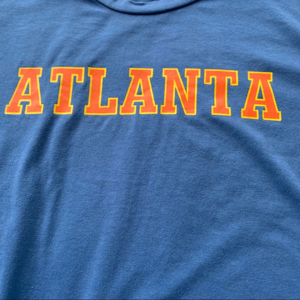 Blue Atlanta Georgia graphic tee
